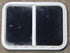Used White Radius Opening Window : 29 1/2" W x 21 1/2" H x 1 7/8" D - Young Farts RV Parts