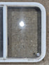 Used White Radius Opening Window : 29 1/2" W x 21 1/2" H x 2" D - Young Farts RV Parts
