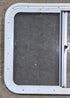 Used White Radius Opening Window : 29 1/4" W x 21 1/2" H x 1 1/4" D - Young Farts RV Parts