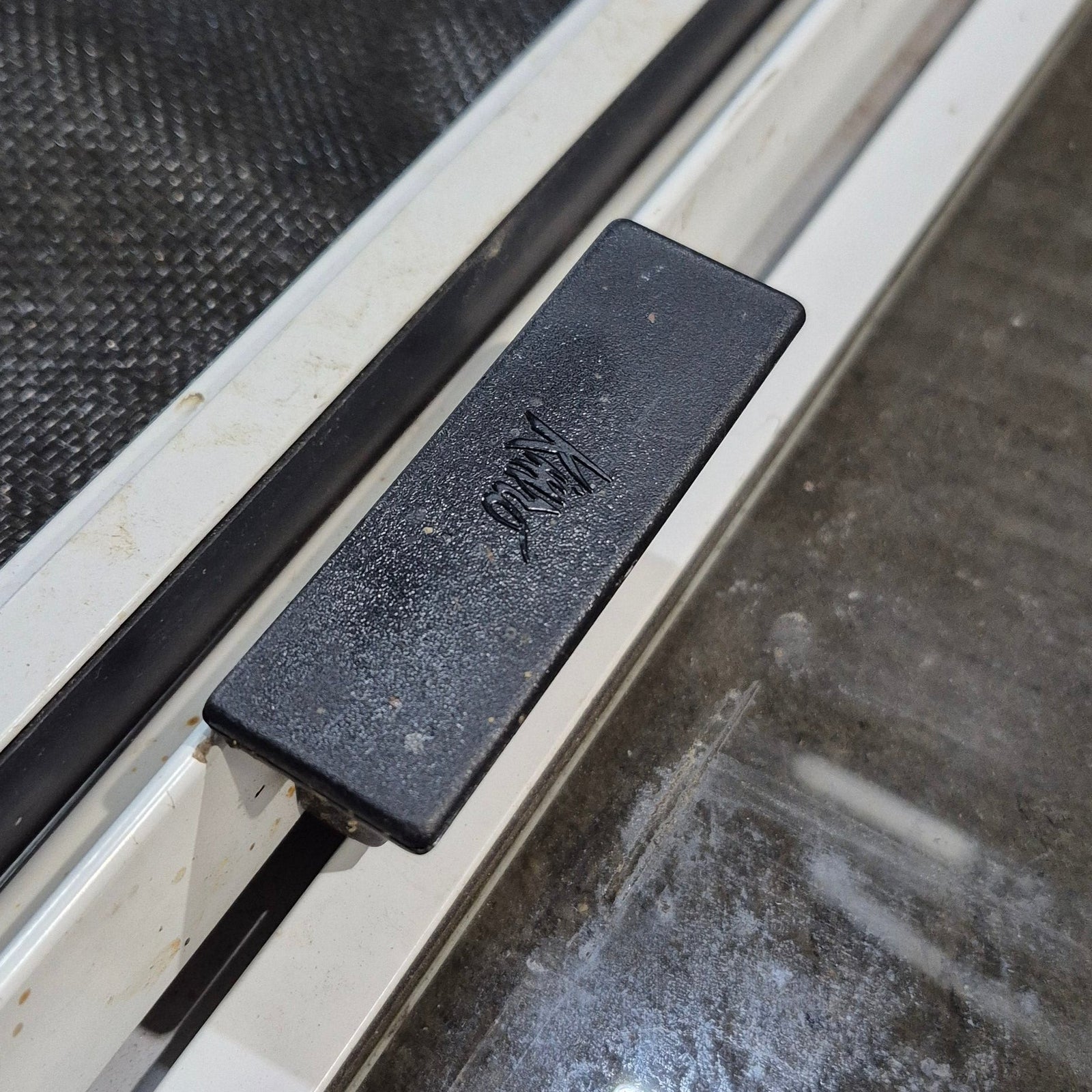 Used White Radius Opening Window - 29.25 X 21.25 X 1.875 - Young Farts RV Parts