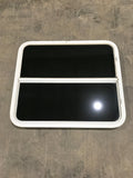 Used White Radius Opening  Window : 34 1/2 X 29 1/4 X 2