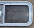 Used White Radius Opening Window : 36 1/4" W x 14 3/4" H x 1 3/4" D - Young Farts RV Parts