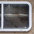 Used White Radius Opening Window : 36" W x 17 1/2" H x 1 7/8" D - Young Farts RV Parts