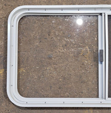 Load image into Gallery viewer, Used White Radius Opening Window : 41 1/4&quot; W x 21 1/2&quot; H x 1 3/4&quot; D - Young Farts RV Parts