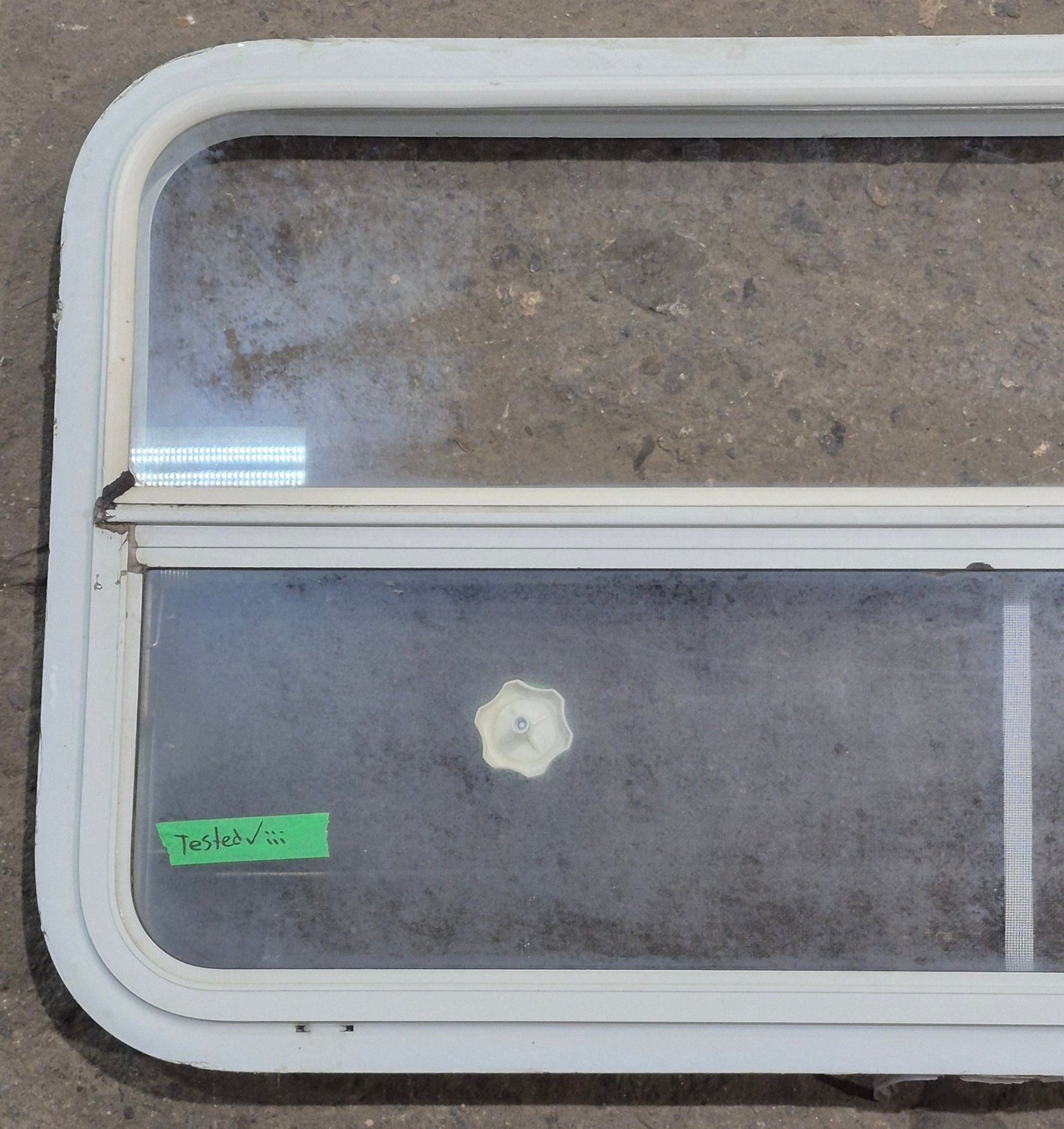 Used White Radius Opening Window : 41 1/4