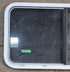 Used White Radius Opening Window : 41 1/4" W x 21 1/4" H x 1 3/4" D - Young Farts RV Parts
