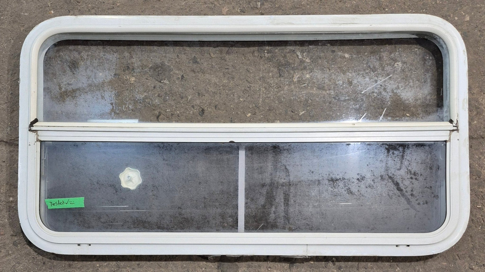 Used White Radius Opening Window : 41 1/4