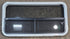 Used White Radius Opening Window : 41 1/4" W x 21 1/4" H x 1 3/4" D - Young Farts RV Parts