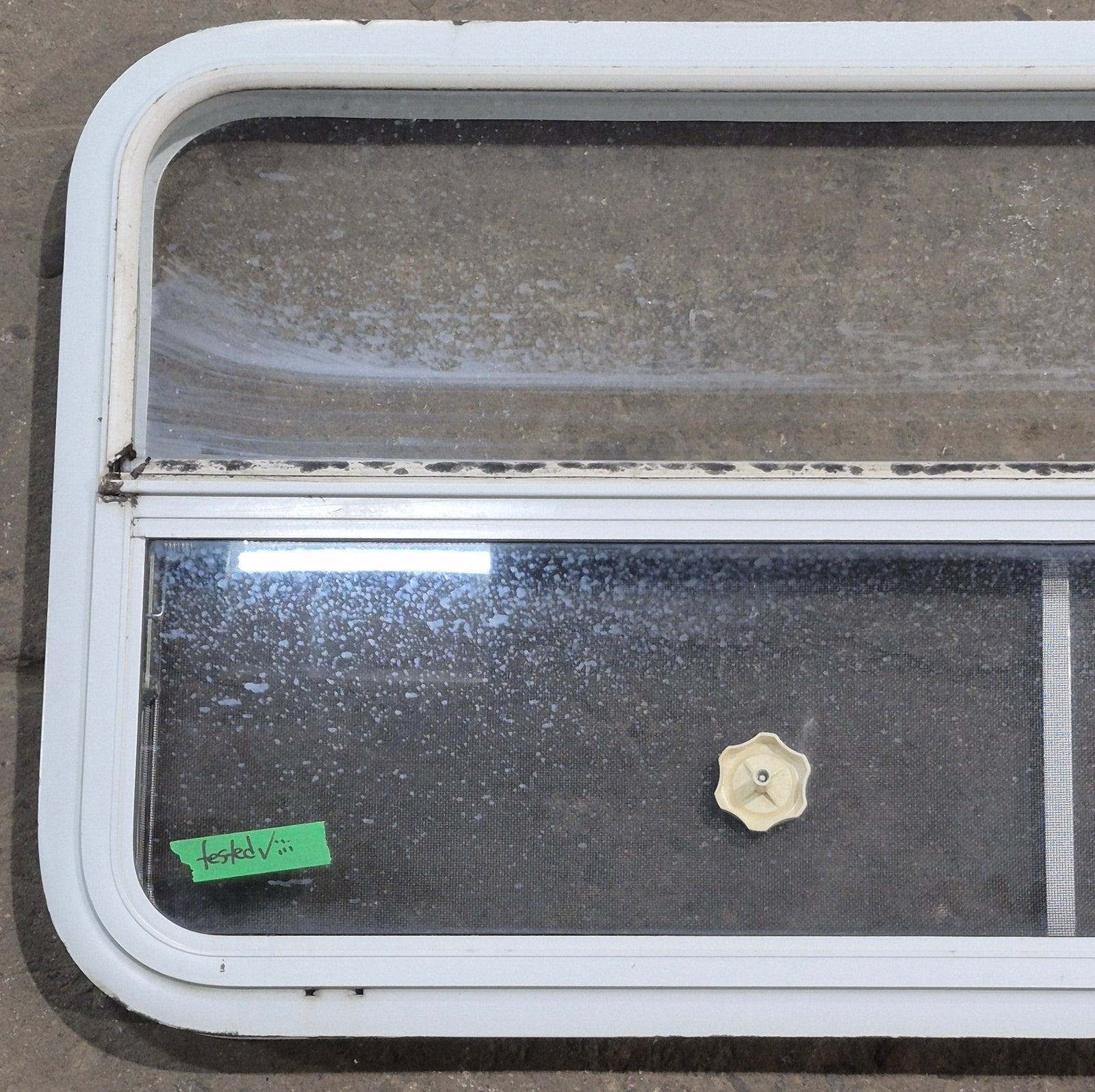 Used White Radius Opening Window : 41 1/4