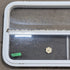 Used White Radius Opening Window : 41 1/4" W x 21 1/4" H x 1 7/8" D - Young Farts RV Parts