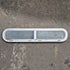 Used White Radius Opening Window - 42 1/2" X 7 1/2" X 2" - Young Farts RV Parts