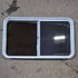 Used White Radius Opening Window - 42 5/8" X 24 3/8" X 1 7/8" - Young Farts RV Parts