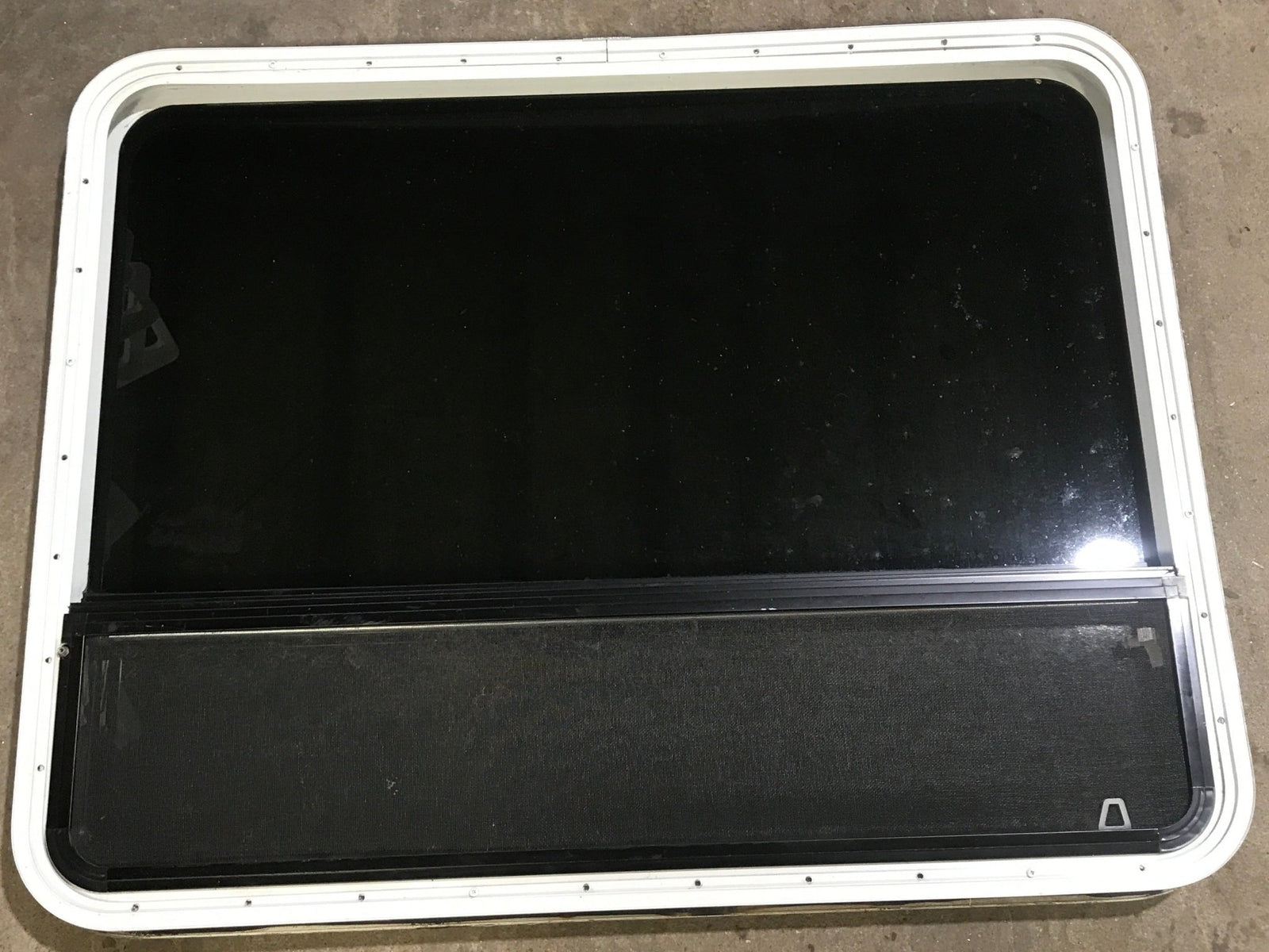 Used White Radius Opening Window : 43 1/2