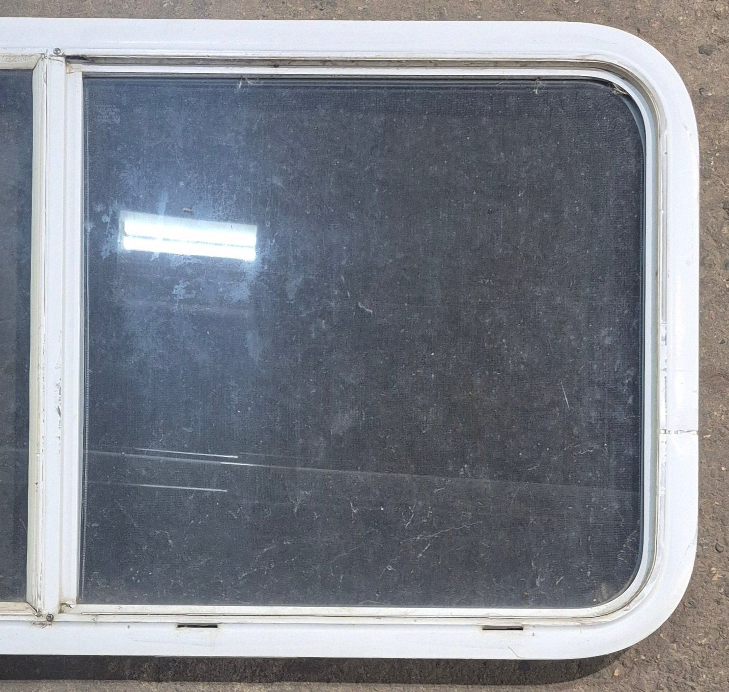 Used White Radius Opening Window : 45 1/2