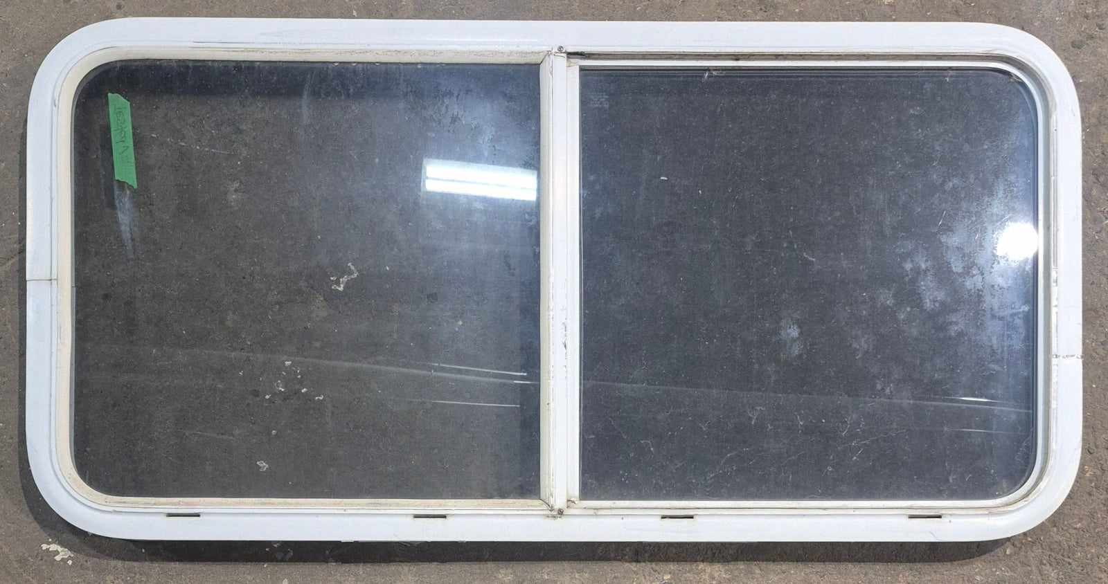 Used White Radius Opening Window : 45 1/2