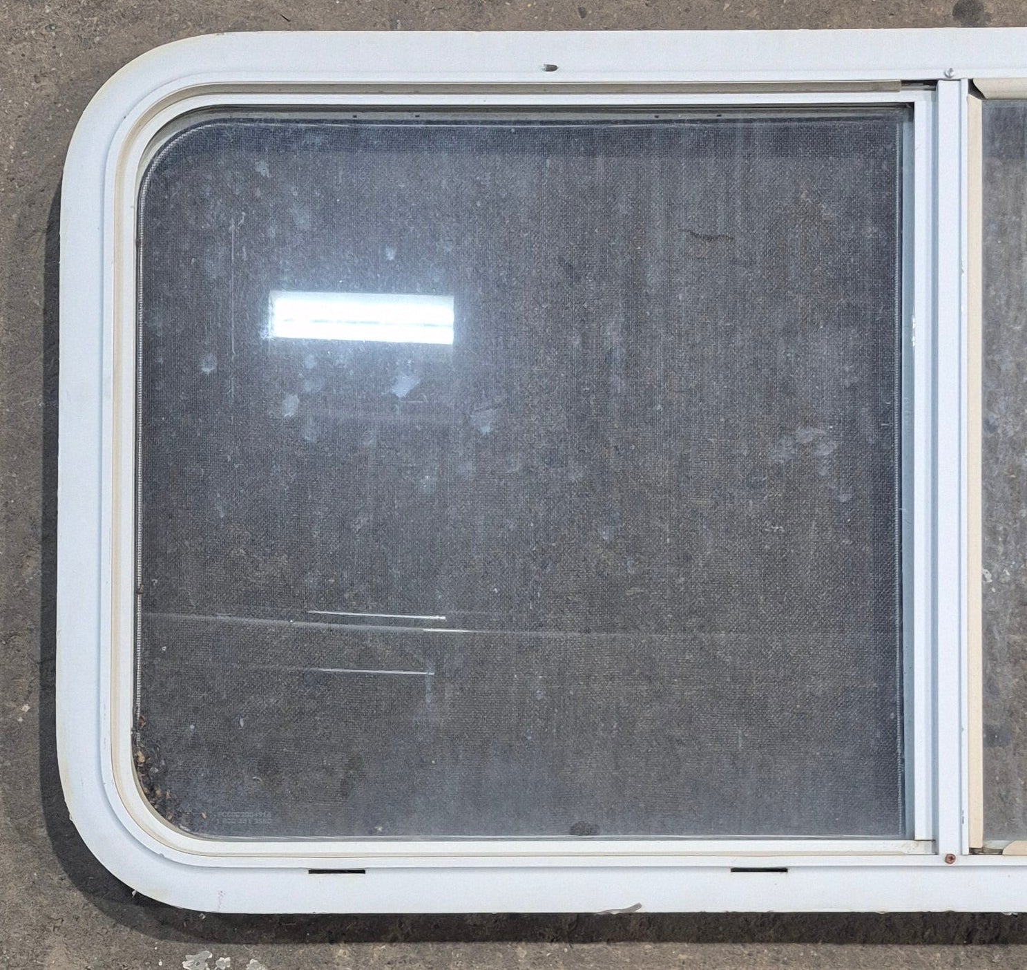Used White Radius Opening Window : 45 1/4