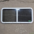 Used White Radius Opening Window - 45.25 X 21.25 X 1.75 - Young Farts RV Parts