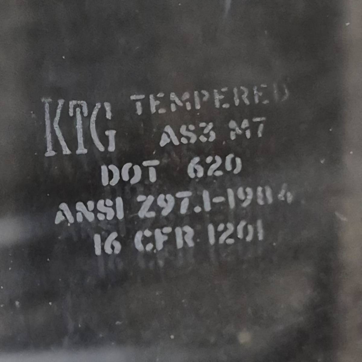 Used White Radius Opening Window - 45.25 X 21.25 X 1.75 - Young Farts RV Parts