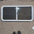 Used White Radius Opening Window - 45.25 X 21.25 X 1.75 - Young Farts RV Parts
