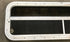 Used White Radius Opening Window : 47 1/2" W x 14 1/2" H x 1 7/8" D - Young Farts RV Parts
