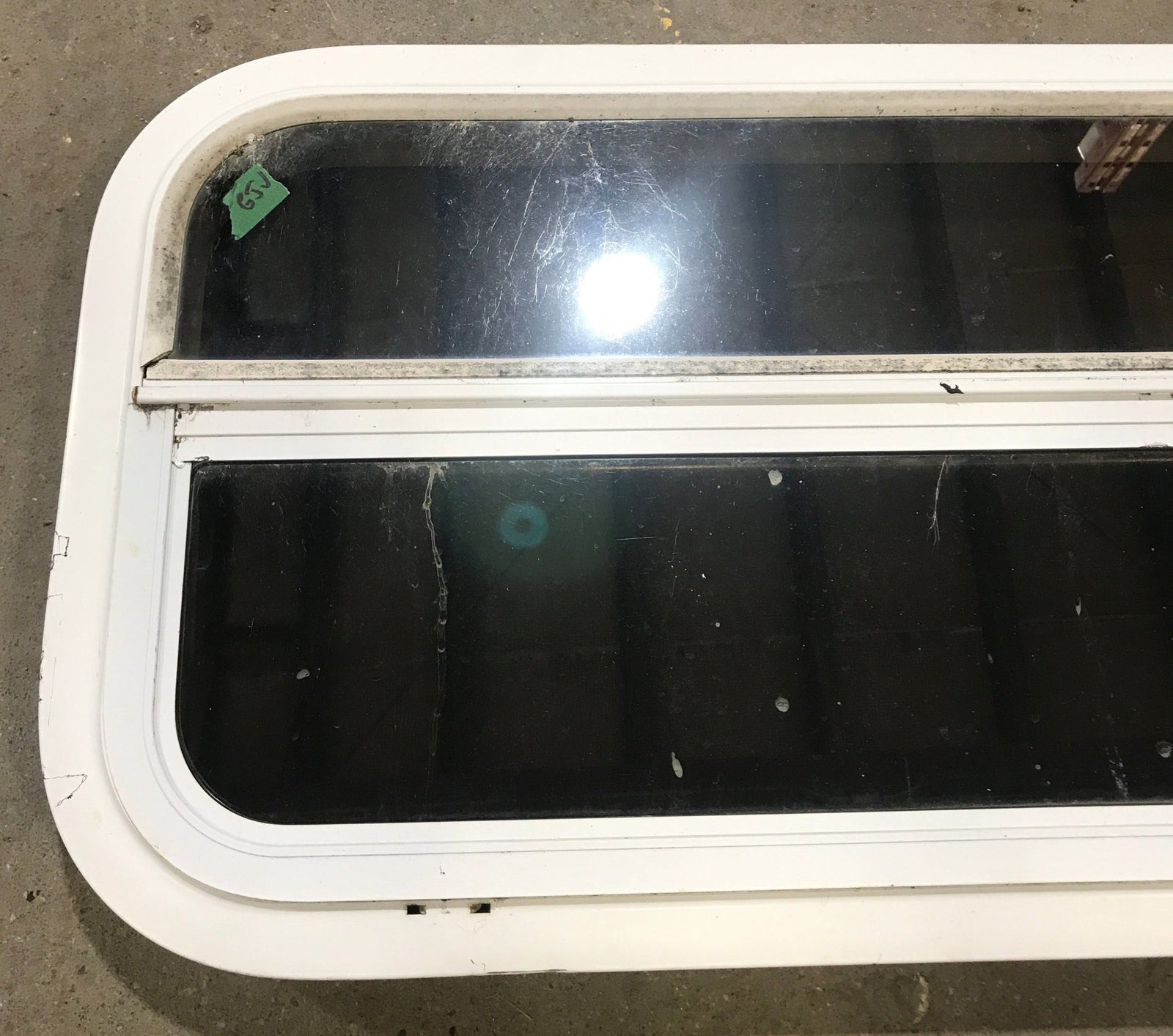 Used White Radius Opening Window : 47 1/2