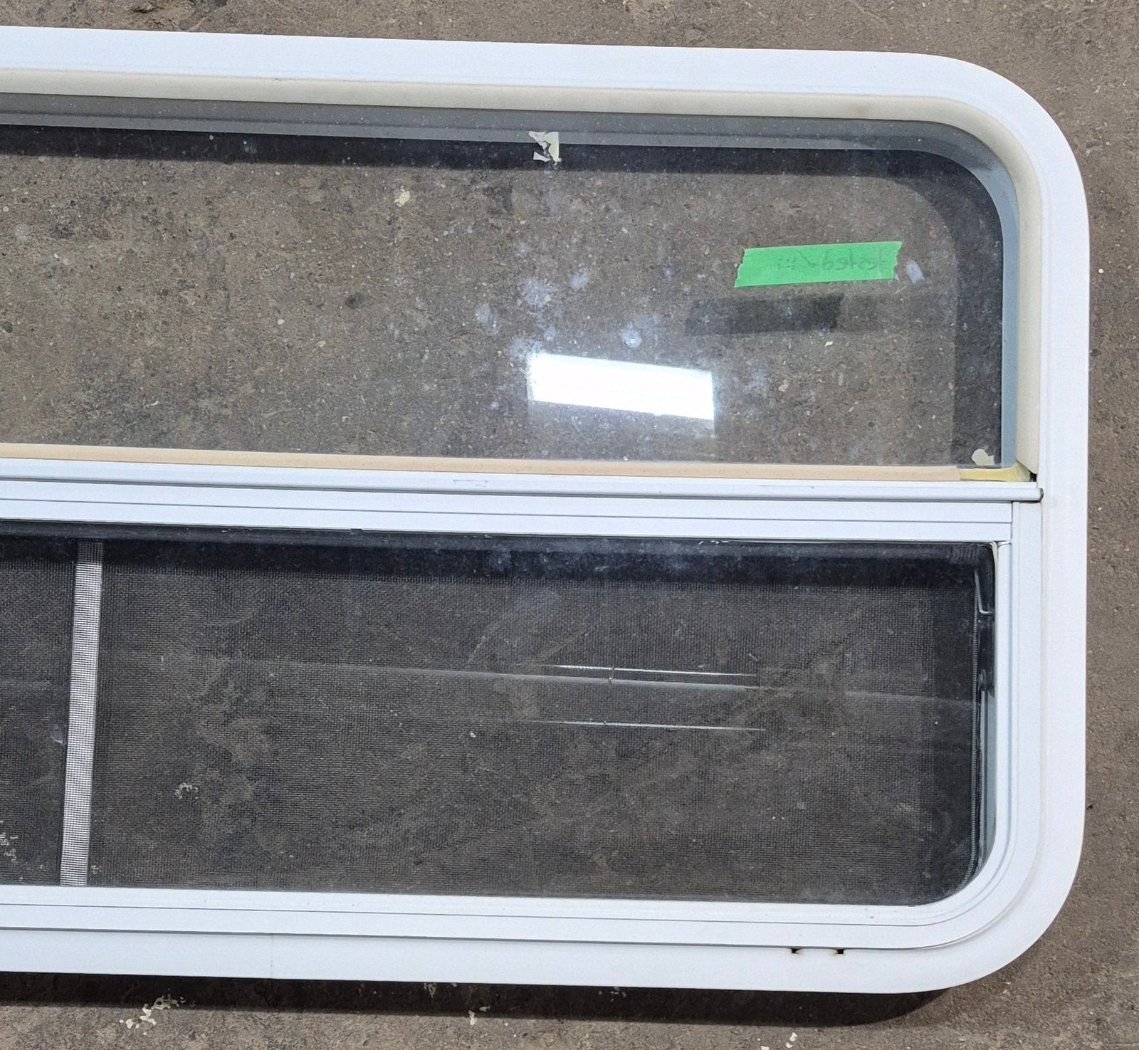 Used White Radius Opening Window : 47 1/2