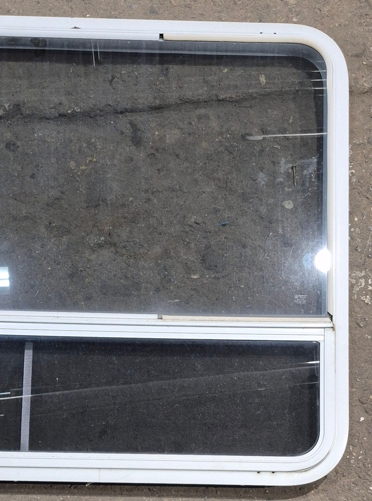 Used White Radius Opening Window : 47 1/4