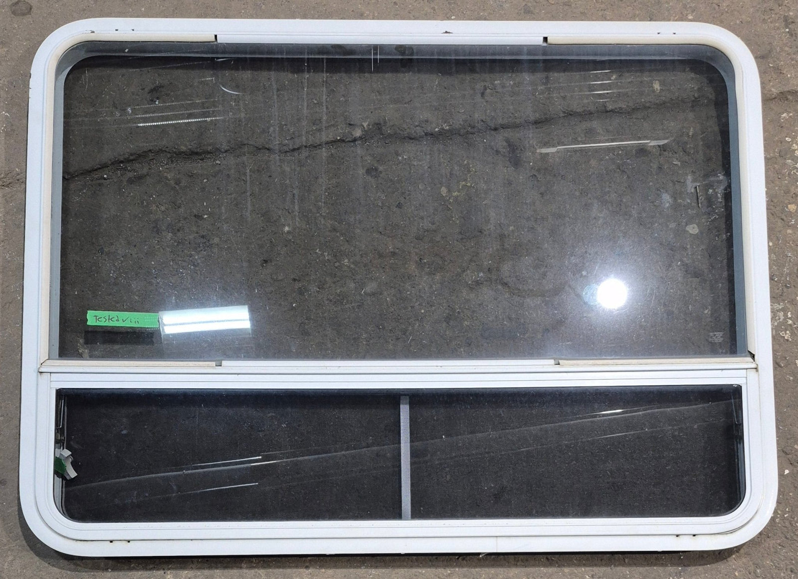 Used White Radius Opening Window : 47 1/4