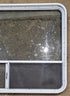 Used White Radius Opening Window : 48 1/4" W x 35 3/4" H x 1 7/8" D - Young Farts RV Parts