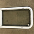 Used White Radius Opening Window : 48" W x 14 3/4" H x 1 7/8" D - Young Farts RV Parts