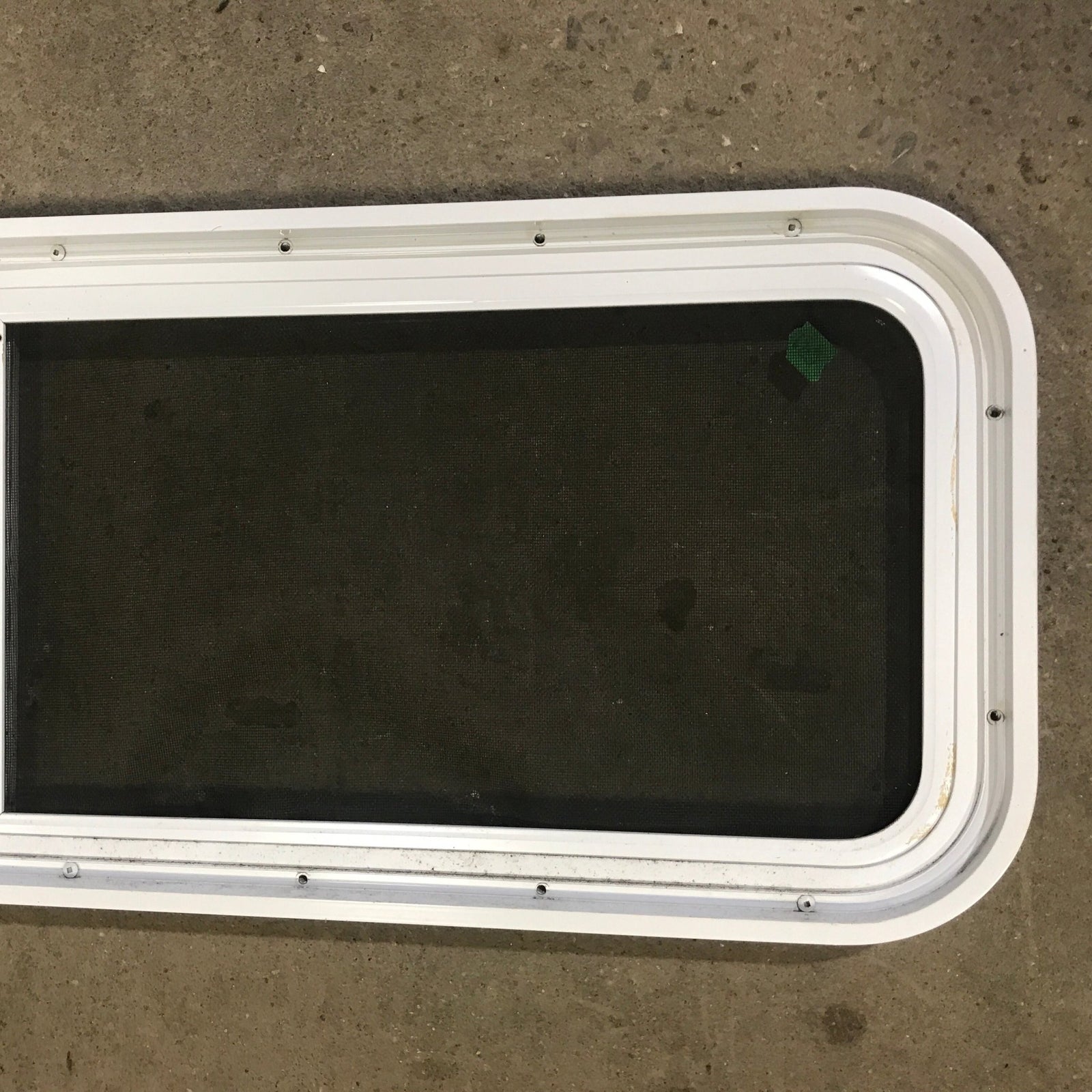 Used White Radius Opening Window : 48