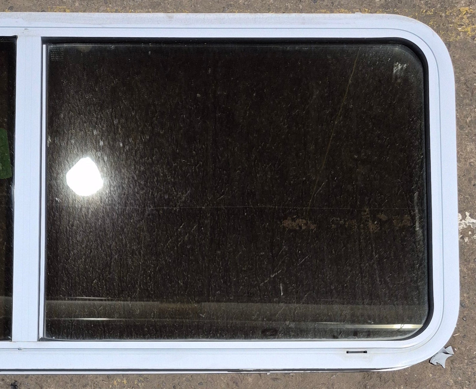 Used White Radius Opening Window : 54 1/4