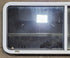 Used White Radius Opening Window : 54" W x 21 1/2" H x 1 7/8" D - Young Farts RV Parts