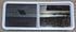 Used White Radius Opening Window : 54" W x 21 1/2" H x 1 7/8" D - Young Farts RV Parts