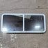 Used White Radius Opening Window - 57 1/4" X 24 1/2" X 2" - Young Farts RV Parts