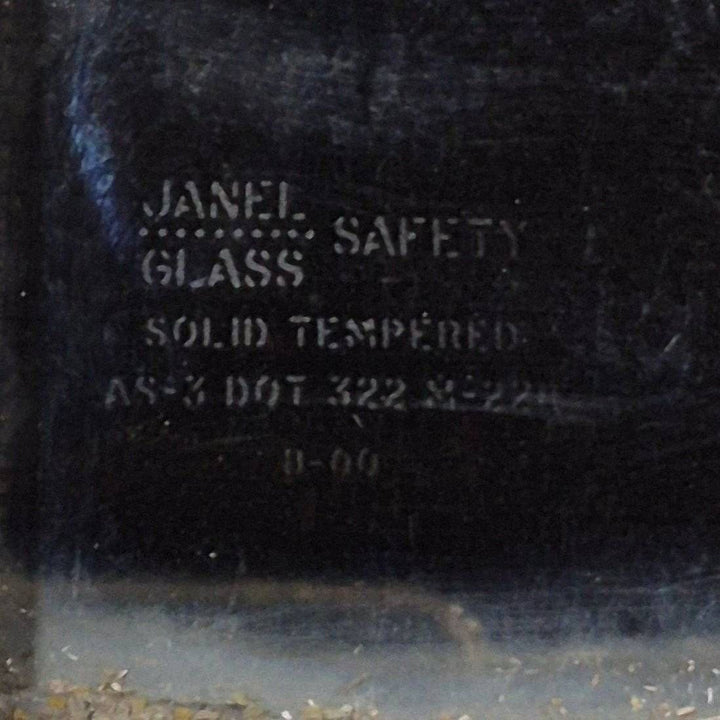 Used White Radius Opening Window - 57 1/4" X 24 1/2" X 2" - Young Farts RV Parts