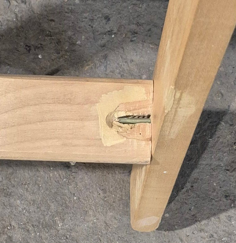 Used Wooden Bunk Ladder 13 7/8