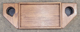 Used Wooden Doghouse Console Cover With 2 Cupholder Spaces