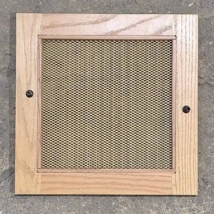 Used Wooden RV Interior Furnace Access Door - 15 3/8