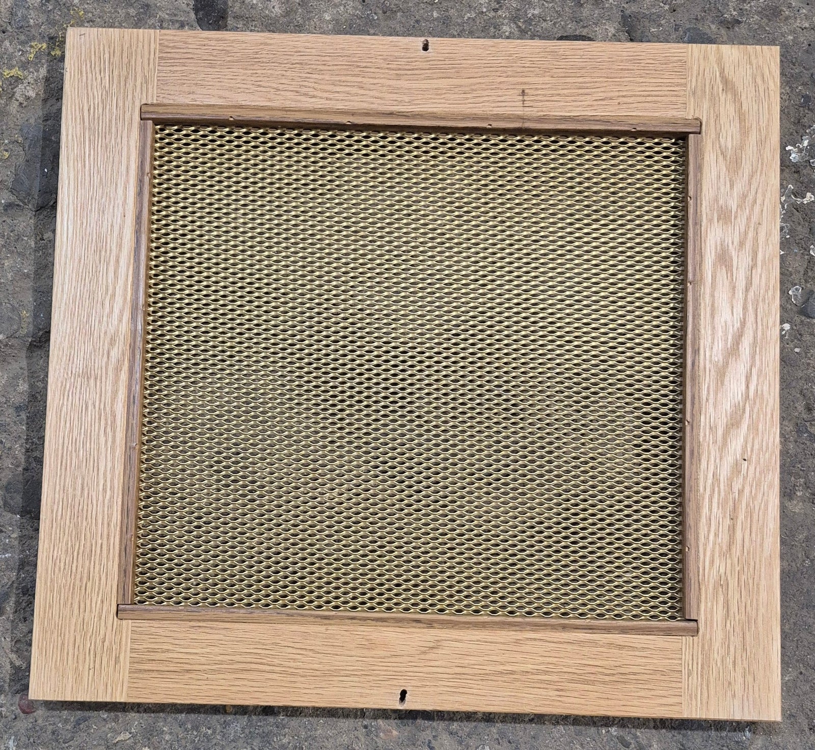 Used Wooden RV Interior Furnace Access Door 16 1/2