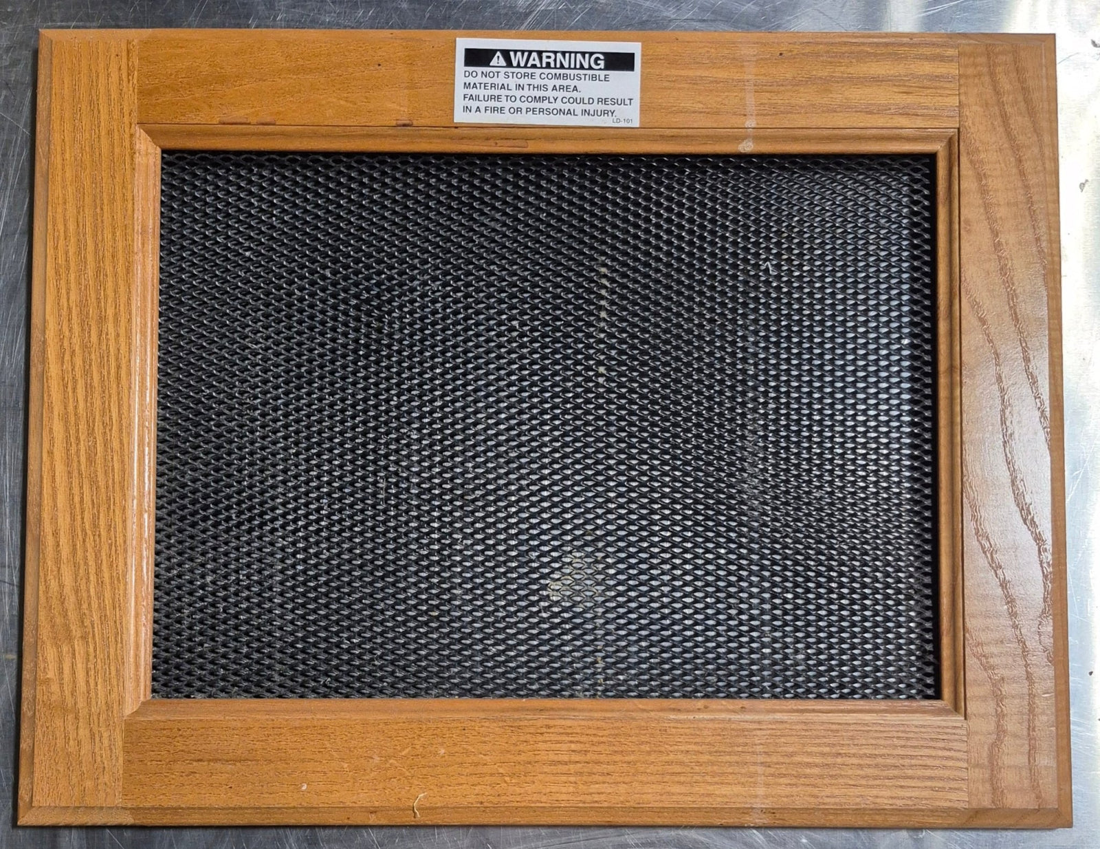 Used Wooden RV Interior Furnace Access Door 18