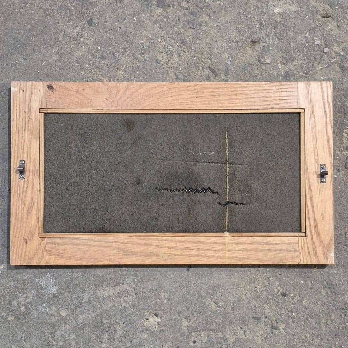 Used Wooden RV Interior Furnace Access Door - 21" x 12" x 1.375" - Young Farts RV Parts