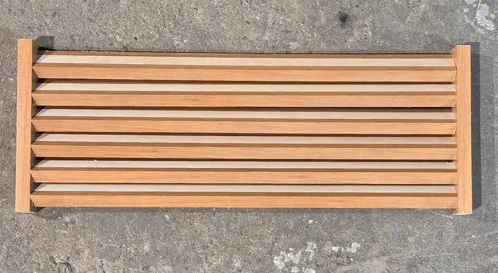 Used Wooden RV Interior Furnace Access Door 24" W x 9" H - Young Farts RV Parts