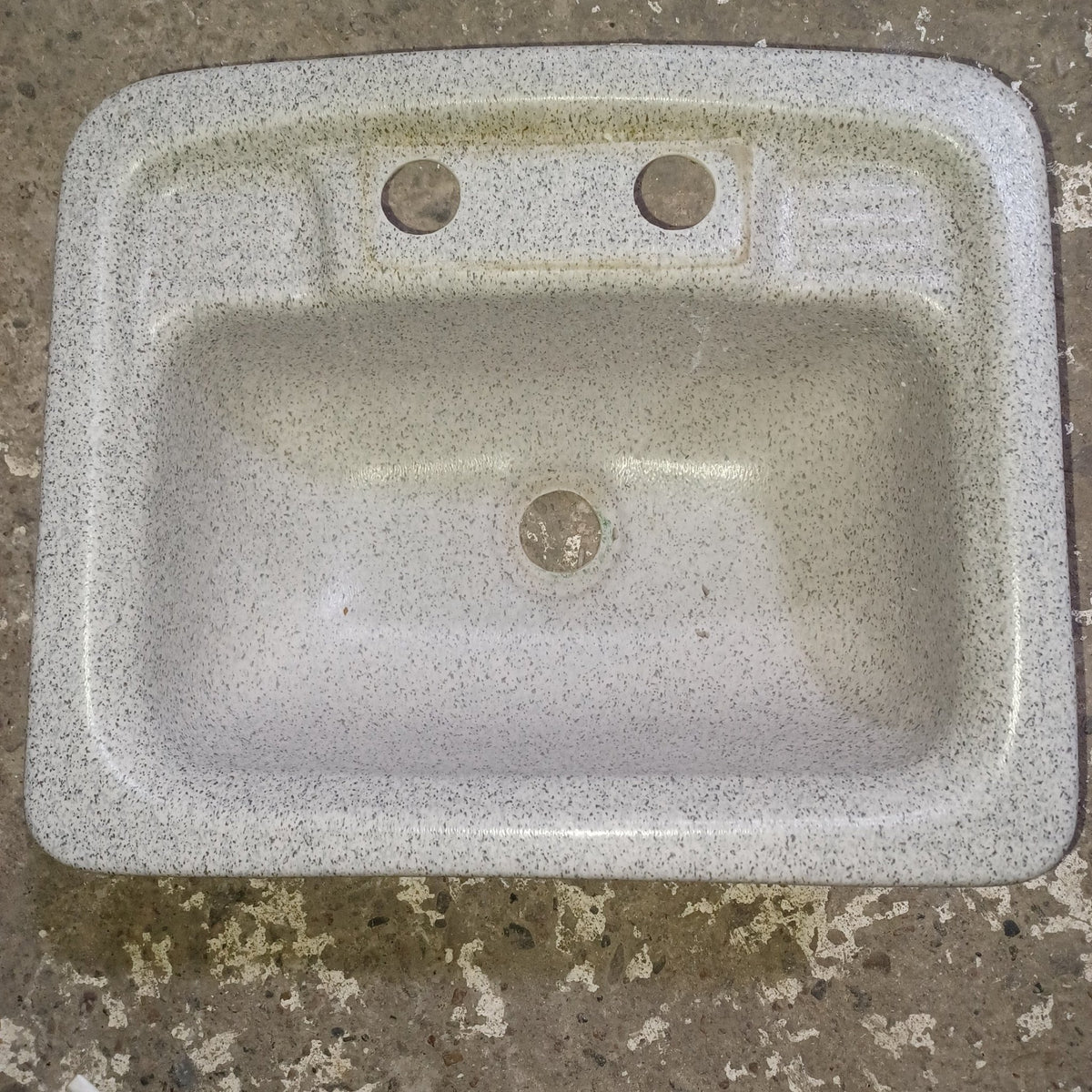 Used Young Farts RV Parts Bathroom Sink, Multi-Color - 15.25″ X 12 5/8″ X 4 5/8″ - TS1316SB - Young Farts RV Parts