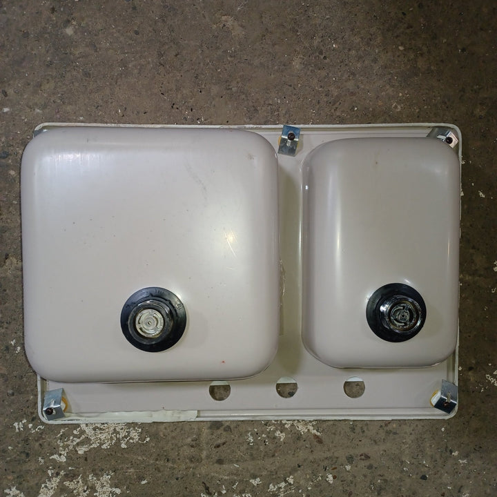 Used Young Farts RV Parts Double Kitchen Sink 24.5″ X 17.25″ X 7.5″ - TS1724DB - Young Farts RV Parts