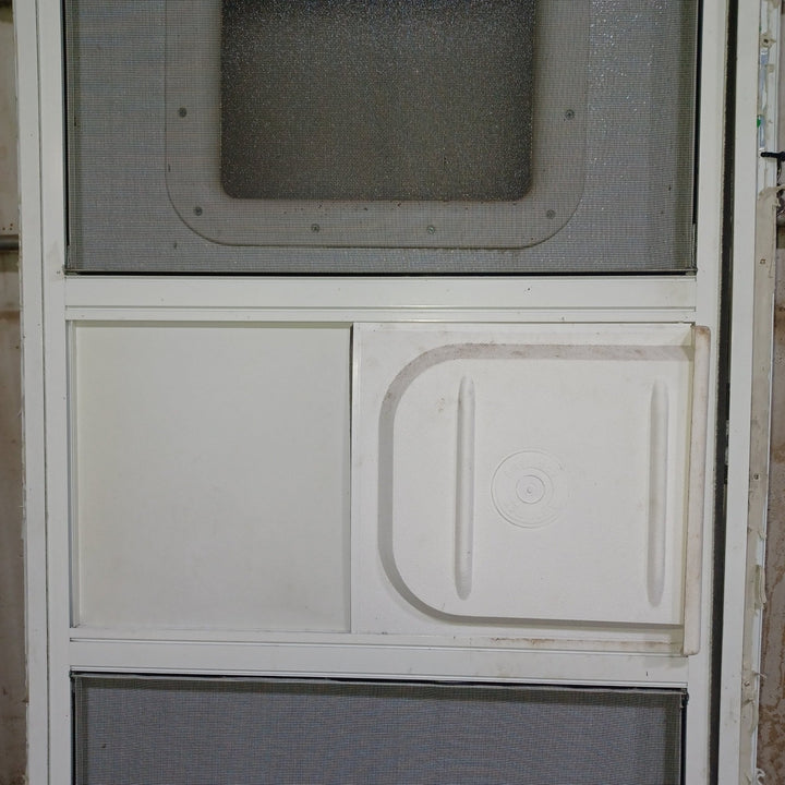 Used Young Farts RV Parts RV Radius Entry Door 71.5″ X 25 7/8″ X 2.5″ - Young Farts RV Parts