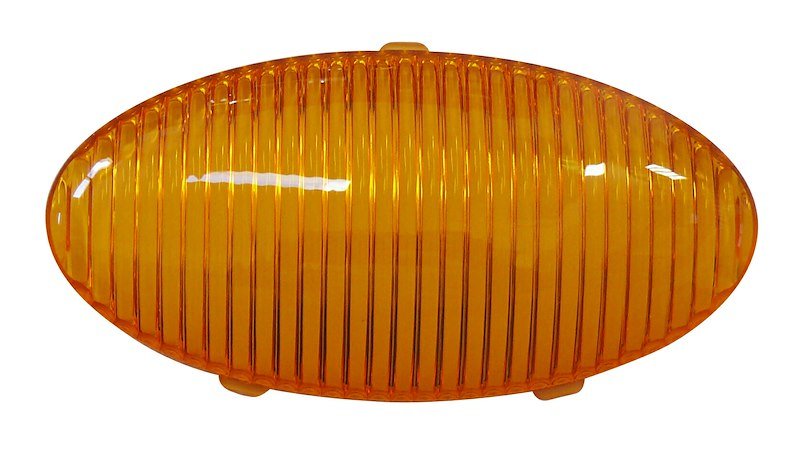 Valterra DG71263VP Snap - On Porch Light Lens - Amber - Young Farts RV Parts