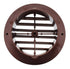 Valterra Heating/ Cooling Register - Round Walnut - A10 - 3347VP - Young Farts RV Parts