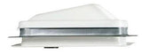 Ventline Power Roof Vent with Manual Opening and White Lid - V3094-601-00