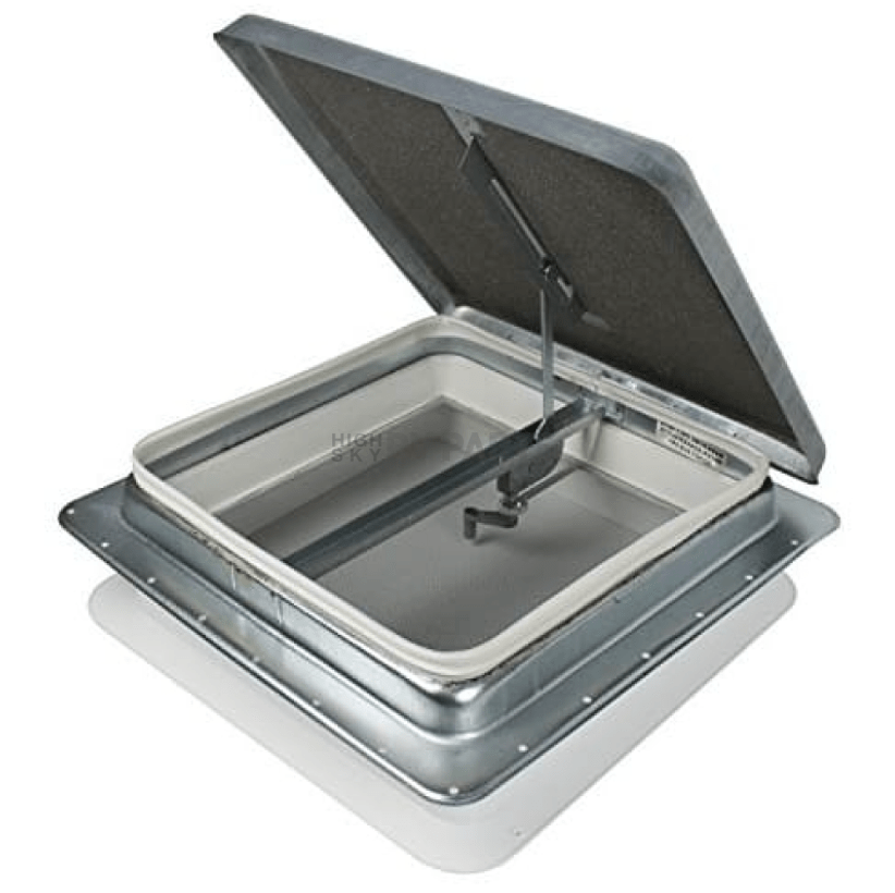 Ventline V2110 - 601 - 00 Roof Vent Manual Opening without Fan with Metal Lid - Young Farts RV Parts